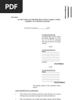 PETITION FOR DIVORCE BY MUTUAL CONSENT-BEFORE THE PRINCIPAL JUDGE-GUWAHATI