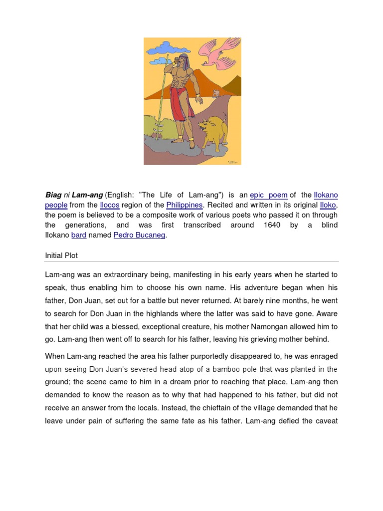 Biag ni lam-ang full story with pictures picture