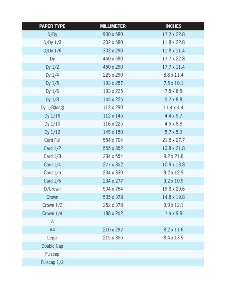 Offset Printer S Paper Sizes Printer Computing Paper