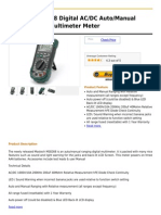 Mastech MS8268 Digital AC DC Auto Manual Range Digital Multimeter Meter