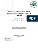 LTE Physical Layer Performance Using SC-FDMA & OFDMA