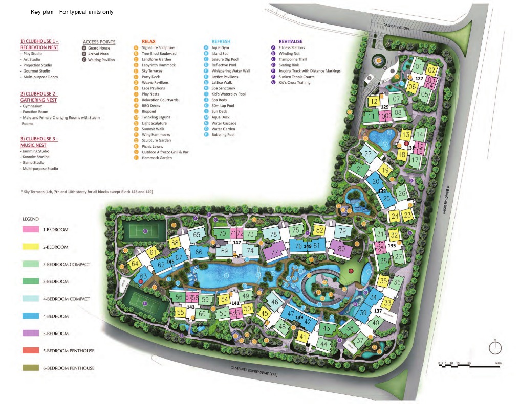 1214 Dnest Site Plan With Coloured Key Plan 2 | PDF