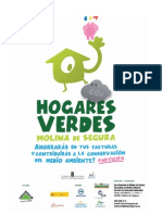 Cartel Hogares Verdes Molina de Segura