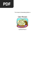 Guide to Cake Recipes