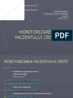 7 Monitorizarea Pacientului Critic