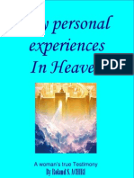 My Personal experiences in Heaven
