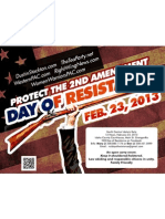 Second Amendment Day of Resistance Flyer PDF