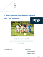 Tesina Metodologia Del Gioco e Dell'animazione.