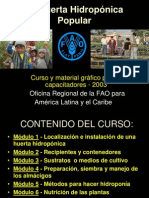 Huerta Hidroponica Popular Curso Capacitadores