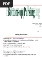 Bottom Up Parsing