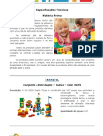 Especificacoes Tecnicas - Lego Education Valores