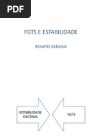 FGTS e Estabilidade - Renato Saraiva
