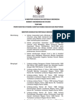 KMK No. 1098 Ttg Persyaratan Hygiene Sanitasi Rumah Makan Dan Restoran