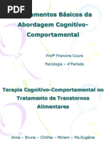 Psicologia - Terapia Cognitivo Comportamental No Tratamento de Transtornos Alimentares