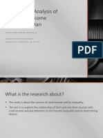 An Empirical Analysis of Household Income