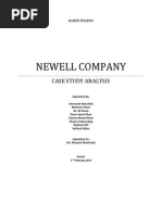 Download Newell Company Case Study by Rafae Durrani SN126589519 doc pdf