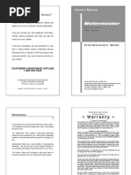Download Water Master Owner Manual by intermountainwater SN126591941 doc pdf