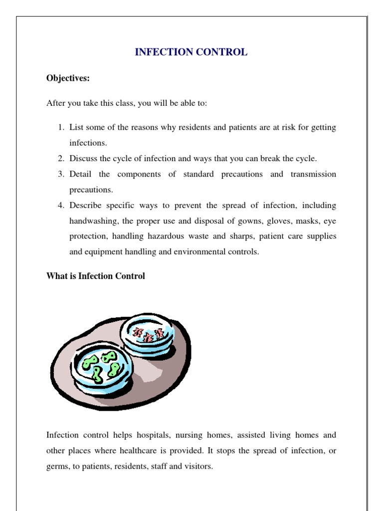 Infection Controle Nursing Management PDF Infection Control Hand