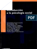 Introducción a la Psicologia Social