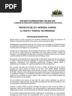 Ley de Trata y Trafico de Personas