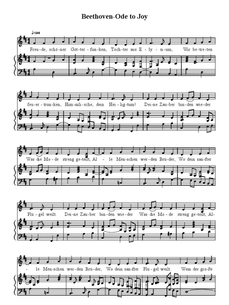 Beethoven-Ode To Joy