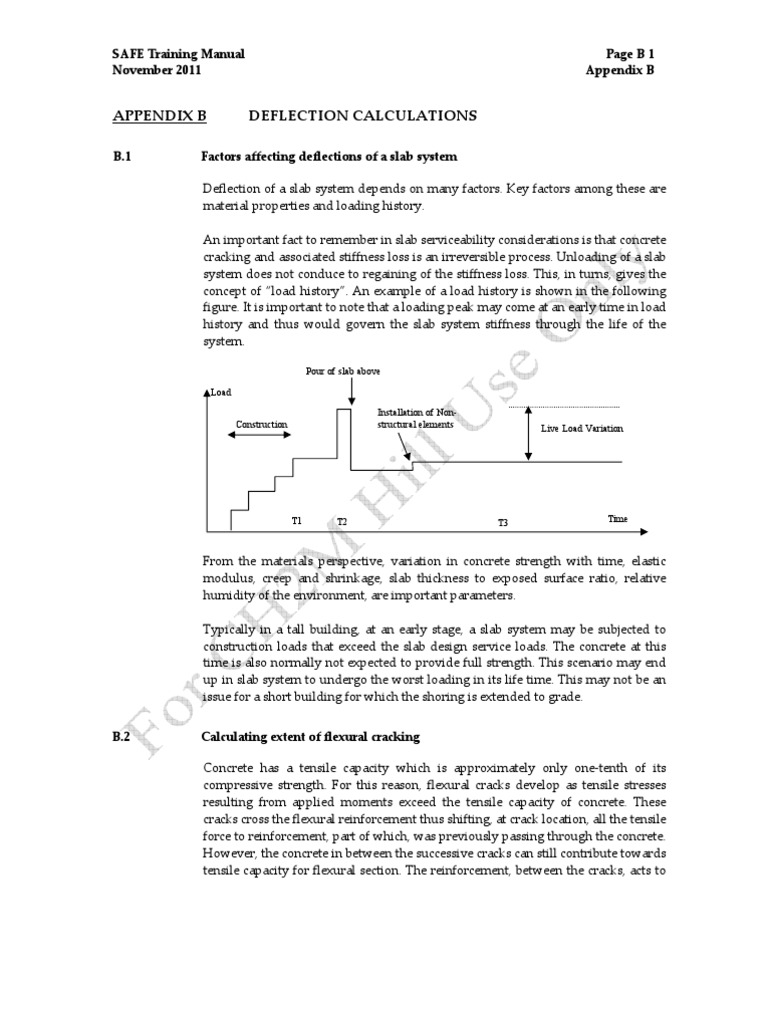 Long-Term Deflection Safety Guidelines | PDF | Strength Of Materials ...