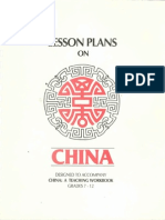 Lesson Plans on China