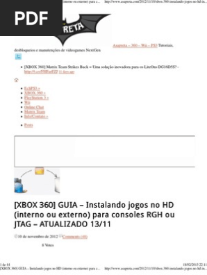 Xex Menu 1.2 Download E Instalando No Xbox 360 Rgh