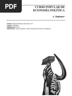Bogdanov Aleksandr Curso Popular de Economia Politica 1937
