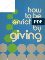 How To Be Enriched by Giving - Lindsay