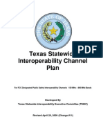 Texas Statewide Interoperability Channel Plan