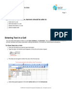 Excel 2003 3.Enter, Edit and Delete Data