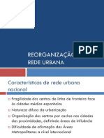 Reorganização da rede urbana