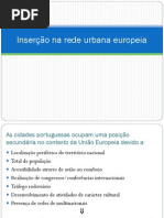 Inserção na rede urbana europeia