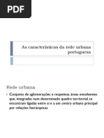 características da rede urbana portuguesa