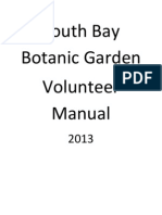 South Bay Botanic Garden Volunteer Manual