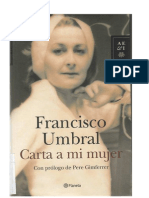 90618278 Umbral Francisco Carta a Mi Mujer