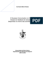 O Sucesso Comunicativo No Desporto - Gui Pestana 2003 - UBI