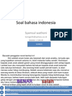 Soal Bahasa Indonesia.baru 2- 2012