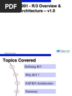 Ab1001 - R/3 Overview & Architecture - V1.0: India Sap Coe, Slide 1