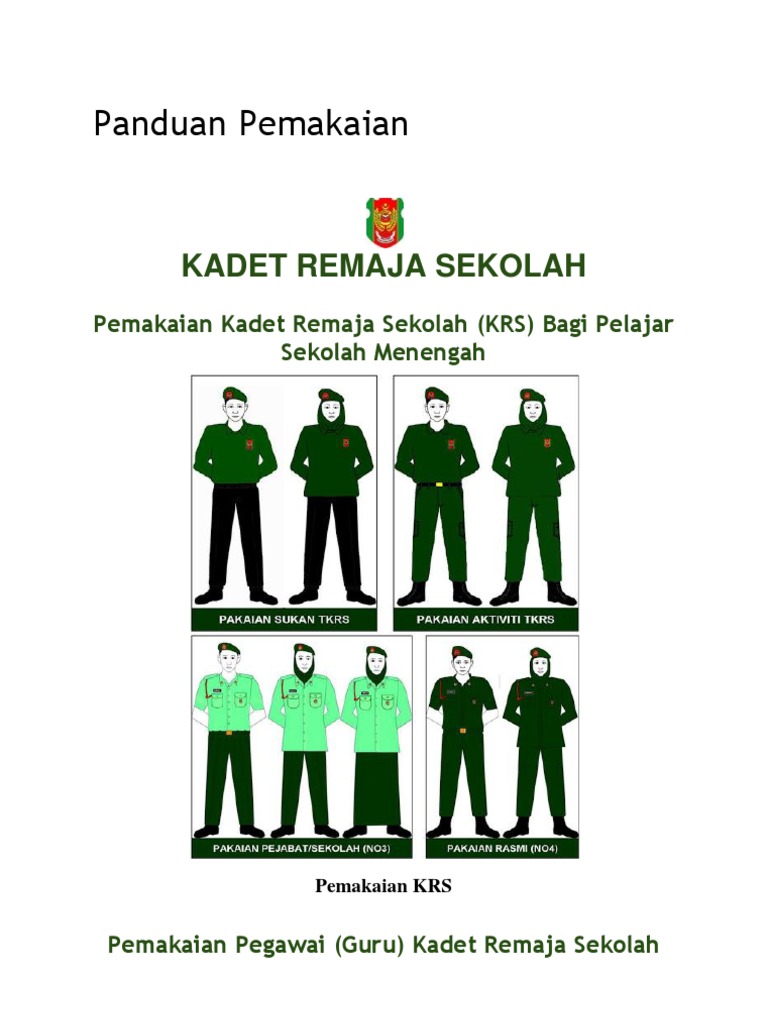 Panduan Pemakaian Uniform Pemimpin