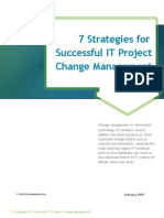 7 Strategies for Successful IT Change Management
