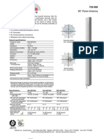 85° Panel Antenna: General Specifications