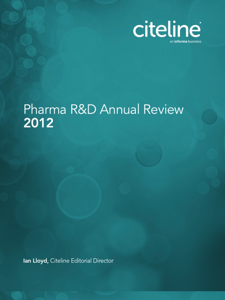 Pharma R&D Annual Review Ian Lloyd, Citeline Editorial Director PDF