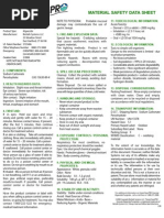 Greenclean Pro Algicide Msds