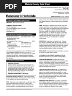 renovate 3 herbicide msds