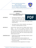 Surat Keputusan (SK) JVC Masa Bhakti 2013-2015
