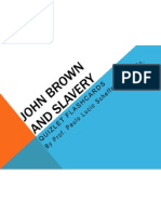 John Brown and Slavery Quizlet Flashcards