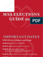 Msa Elections Guide