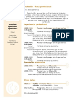 Curriculum Vitae Modelo3a Arena